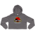 A mockup of the Jurassic Tuhey Park Ladies Cropped Hoodie