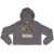 A mockup of the Selma Cottage Core Bouquet Ladies Cropped Hoodie