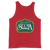 A mockup of the Welcome to Selma Sign Tank Top