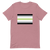 A mockup of the Agender Pride Flag T-Shirt