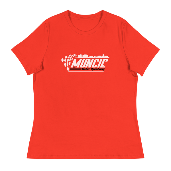 A mockup of the Muncie Motor Speedway Ladies Tee