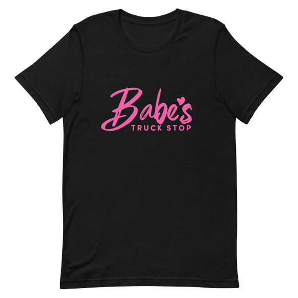 A mockup of the Babe's Truck Stop T-Shirt