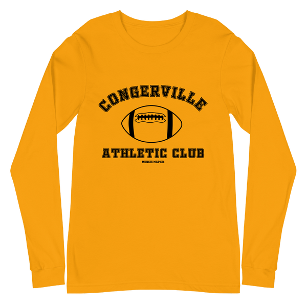 A mockup of the Congerville AC Long Sleeve Tee