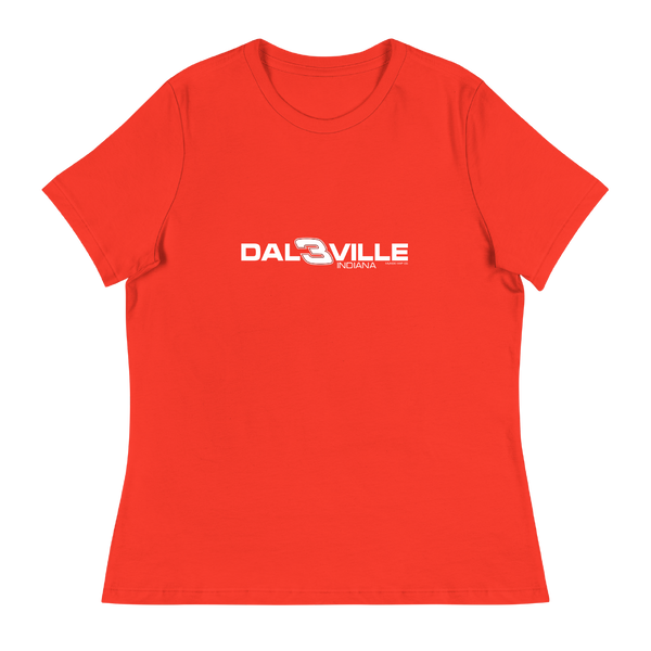 A mockup of the Dal3ville Dale Earnhardt Parody Ladies Tee