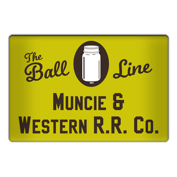 Muncie & Western Railroad Magnet