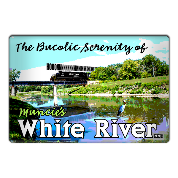 Bucolic Serenity White River Magnet