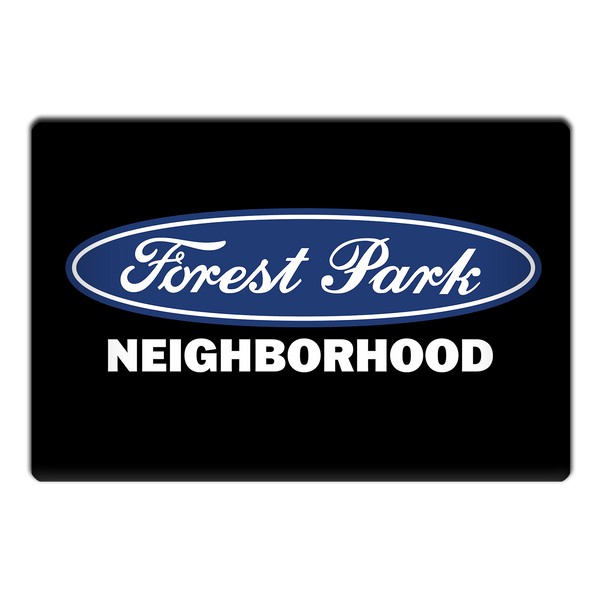 Forest Park Neighborhood Ford Parody Magnet