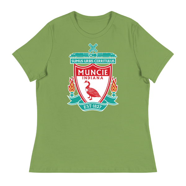 A mockup of the Liverpool FC Parody Muncie Ladies Tee