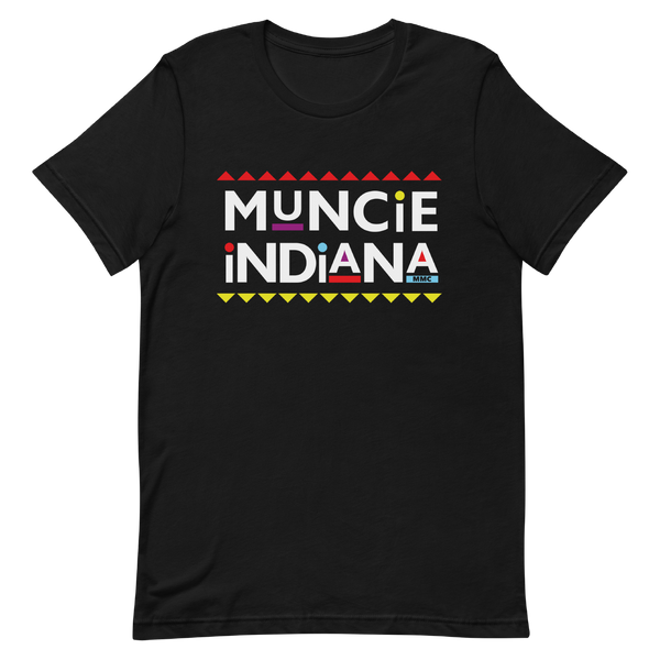 A mockup of the Martin Parody Muncie T-Shirt