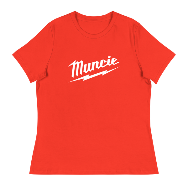 A mockup of the Milwaukee Tools Parody Muncie Ladies Tee