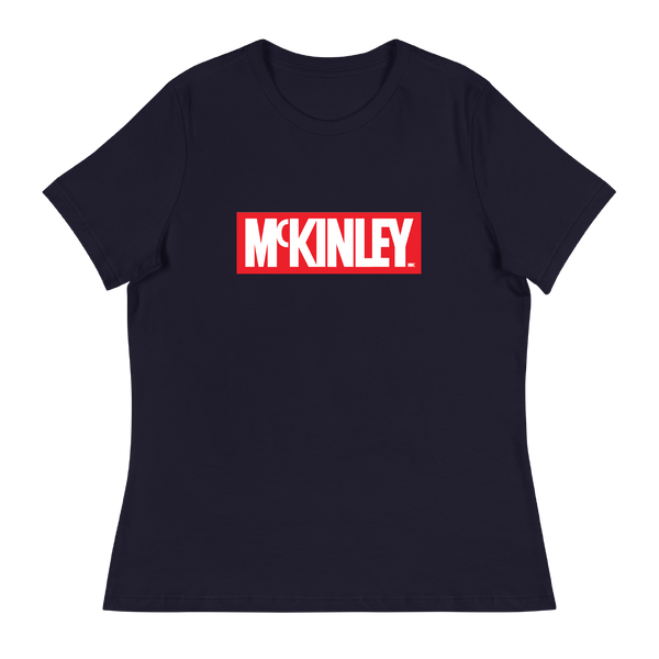 A mockup of the McKinley Neighborhood Marvel Parody Ladies Tee