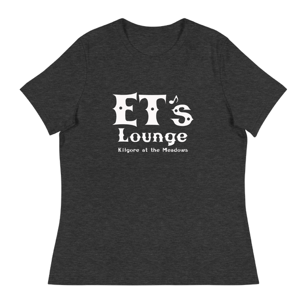 A mockup of the ET's Lounge Ladies Tee