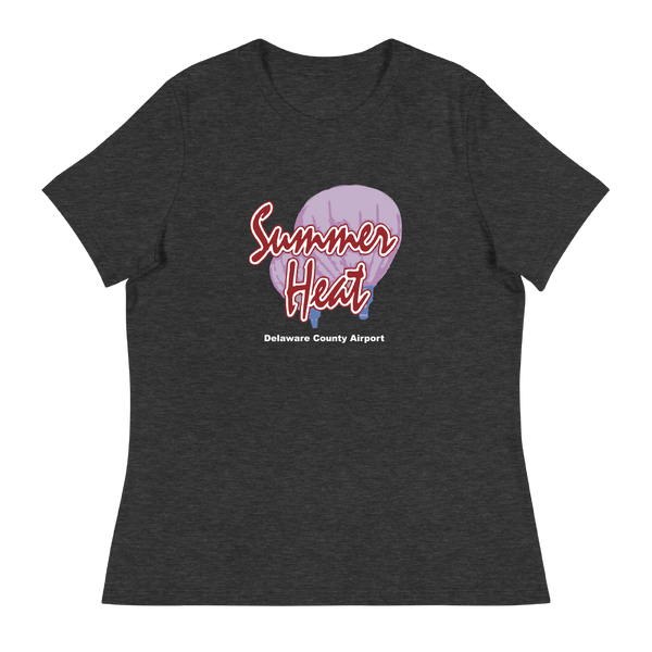 A mockup of the Summer Heat Air Show  Ladies Tee