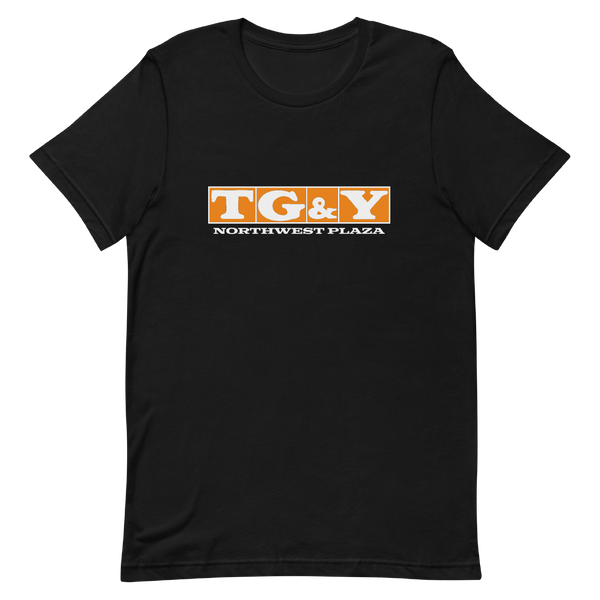 A mockup of the TG&Y Department Store T-Shirt
