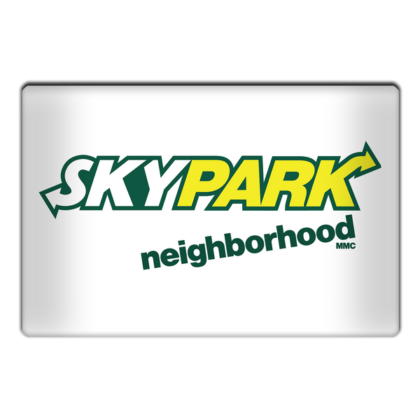 Skypark Neighborhood Subway Parody Magnet