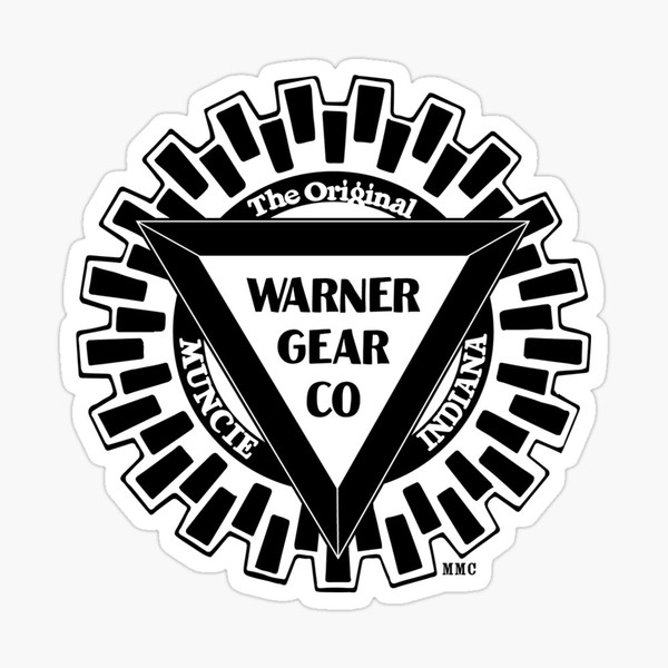 Warner Gear Logo Sticker