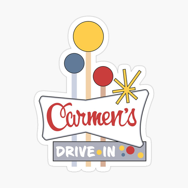 Carmen's Drive-In Sticker