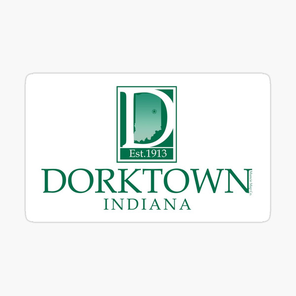 Dorktown Yorktown Parody Sticker