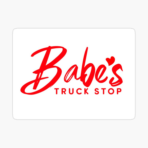 Babe's Truck Stop Sticker