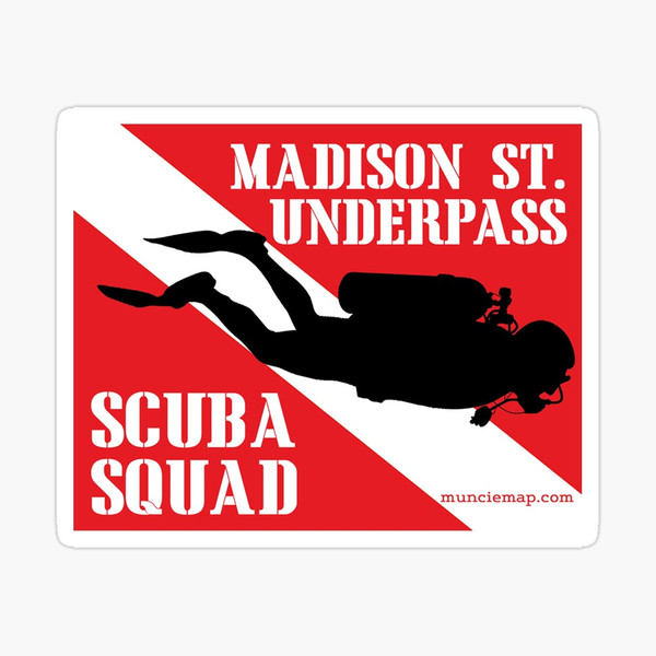 Madison St. Scuba Squad Sticker