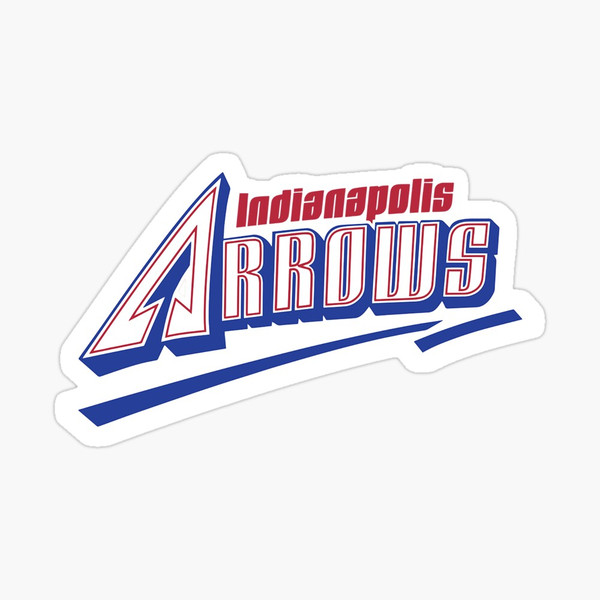 Indy Arrows Baseball Team Sticker