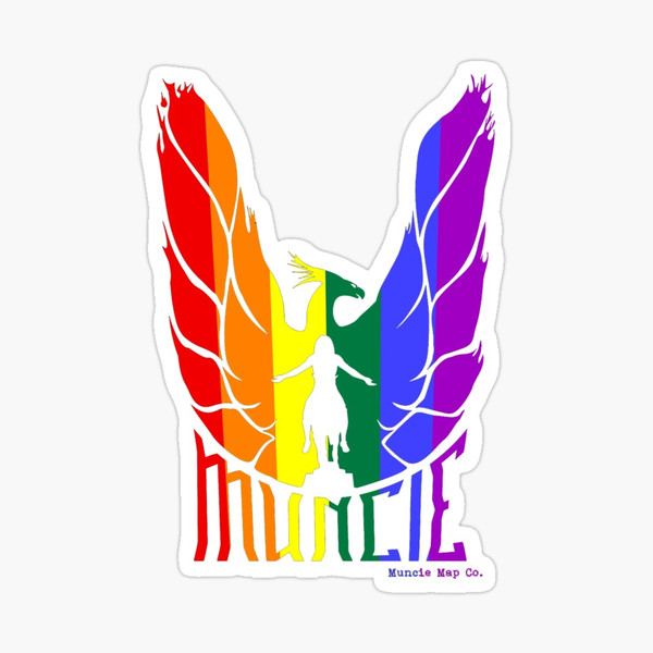 Phoenix Rising Pride Muncie Sticker