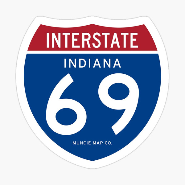 Interstate 69 Sticker