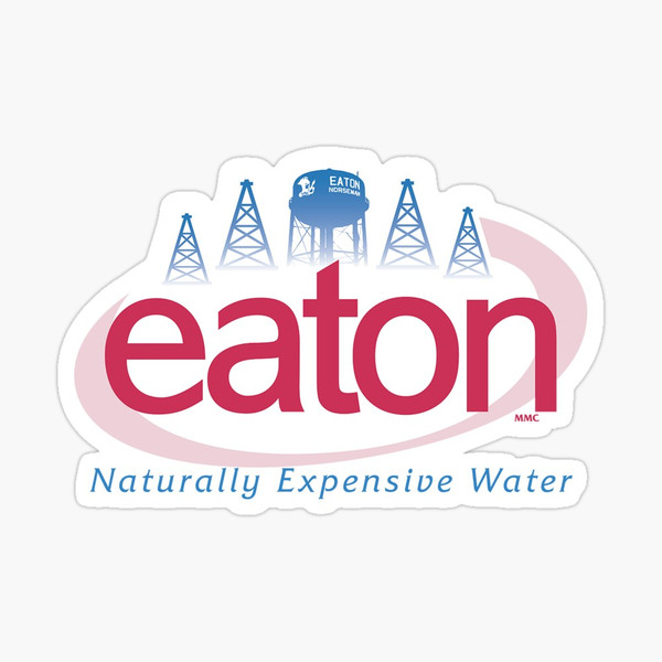 Evian Parody Eaton Water Sticker