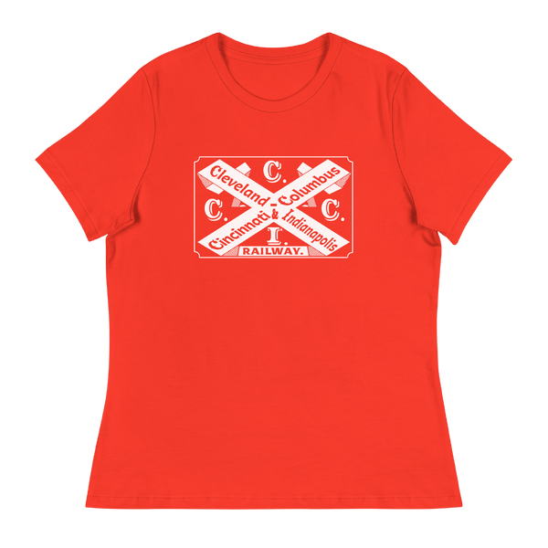 A mockup of the CCC&I Railroad Ladies Tee