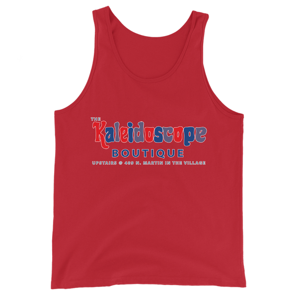 A mockup of the Kaleidoscope Boutique Tank Top