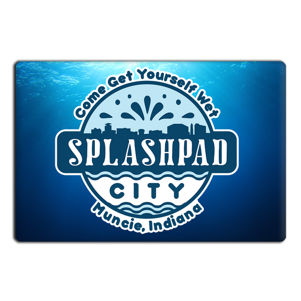 Splashpad City Muncie Magnet