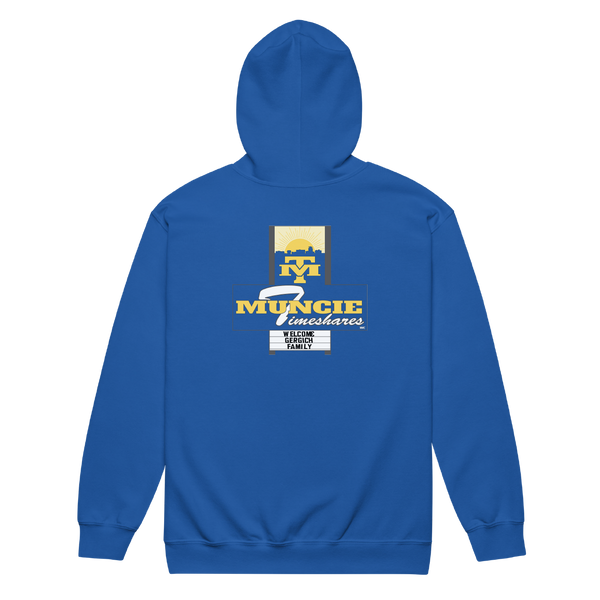 Muncie Timeshares Jerry Gergich Zipping Hoodie