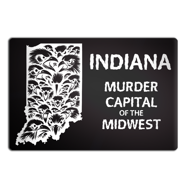 Murder Capital Indiana Crows Magnet