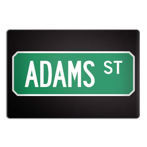 Adams St Street Sign Muncie Magnet