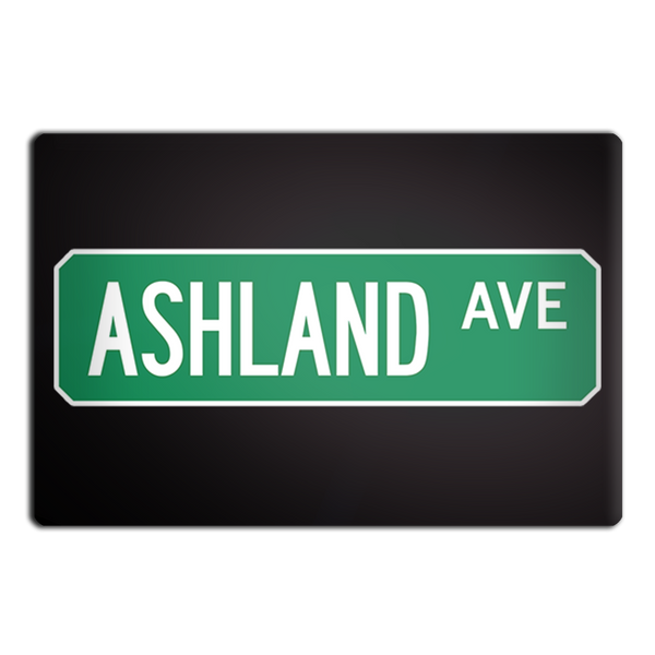 Ashland Ave Street Sign Muncie Magnet