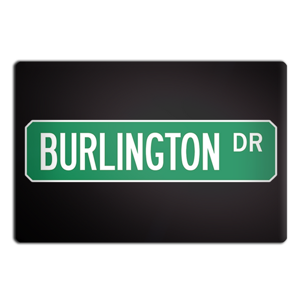 Burlington Dr Street Sign Muncie Magnet