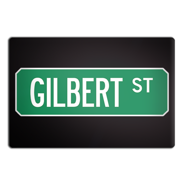Gilbert St Street Sign Muncie Magnet
