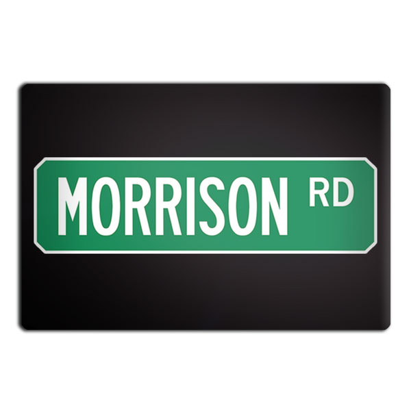 Morrison Rd Street Sign Muncie Magnet