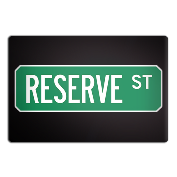 Reserve St Street Sign Muncie Magnet
