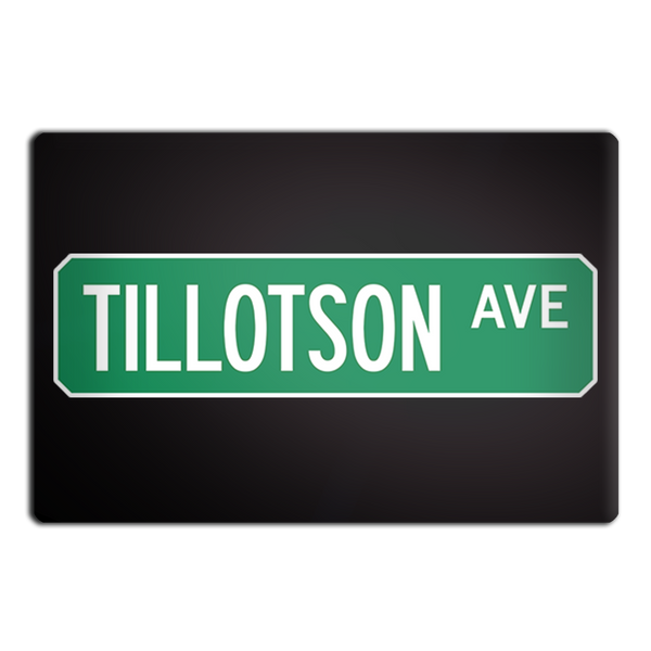 Tillotson Ave Street Sign Muncie Magnet