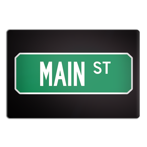Main St Street Sign Muncie Magnet