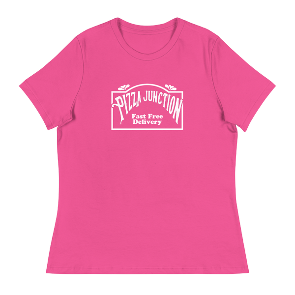 A mockup of the Pizza Junction Ladies Tee