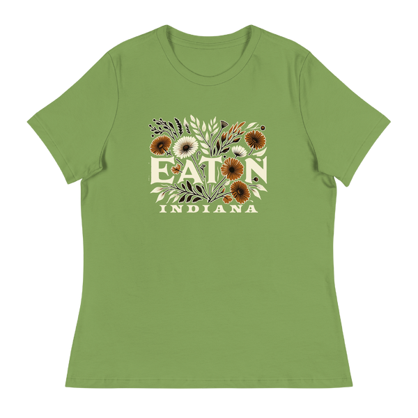 A mockup of the Eaton Cottage Core Bouquet Ladies Tee