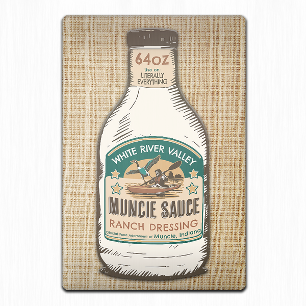 Ranch Dressing Parody Muncie Sauce Magnet