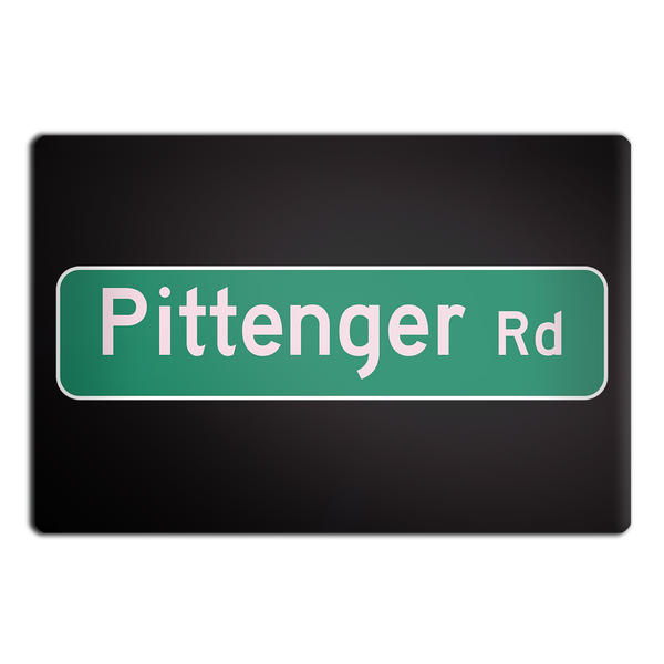 Pittenger Rd Street Sign Selma Magnet