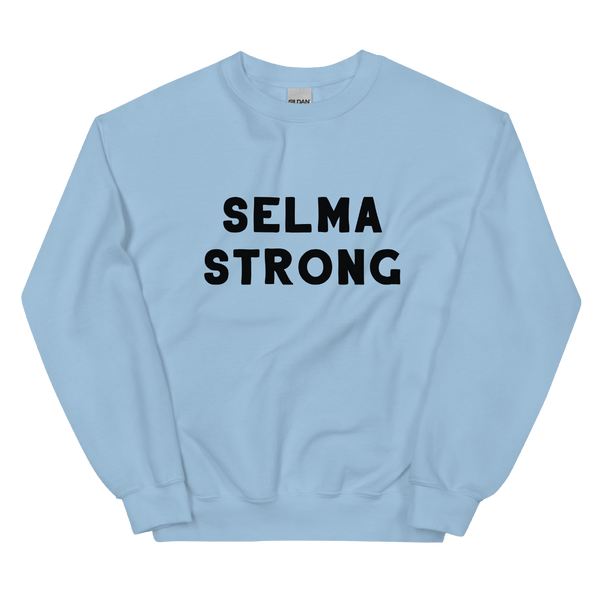 A mockup of the Selma Strong Crewneck