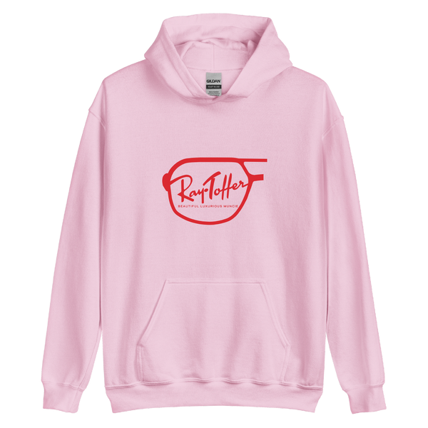 A mockup of the Ray Toffer Rayban Parody Hoodie