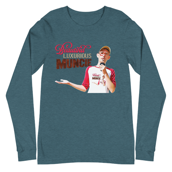 A mockup of the Ray Toffer's Endless Loop of Self Promotion Long Sleeve Tee