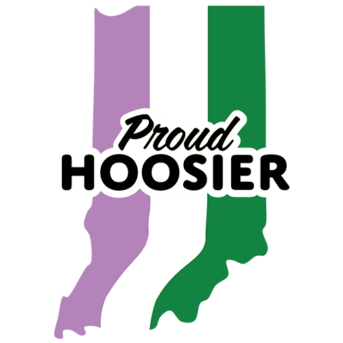 Proud Hoosier Genderqueer graphic