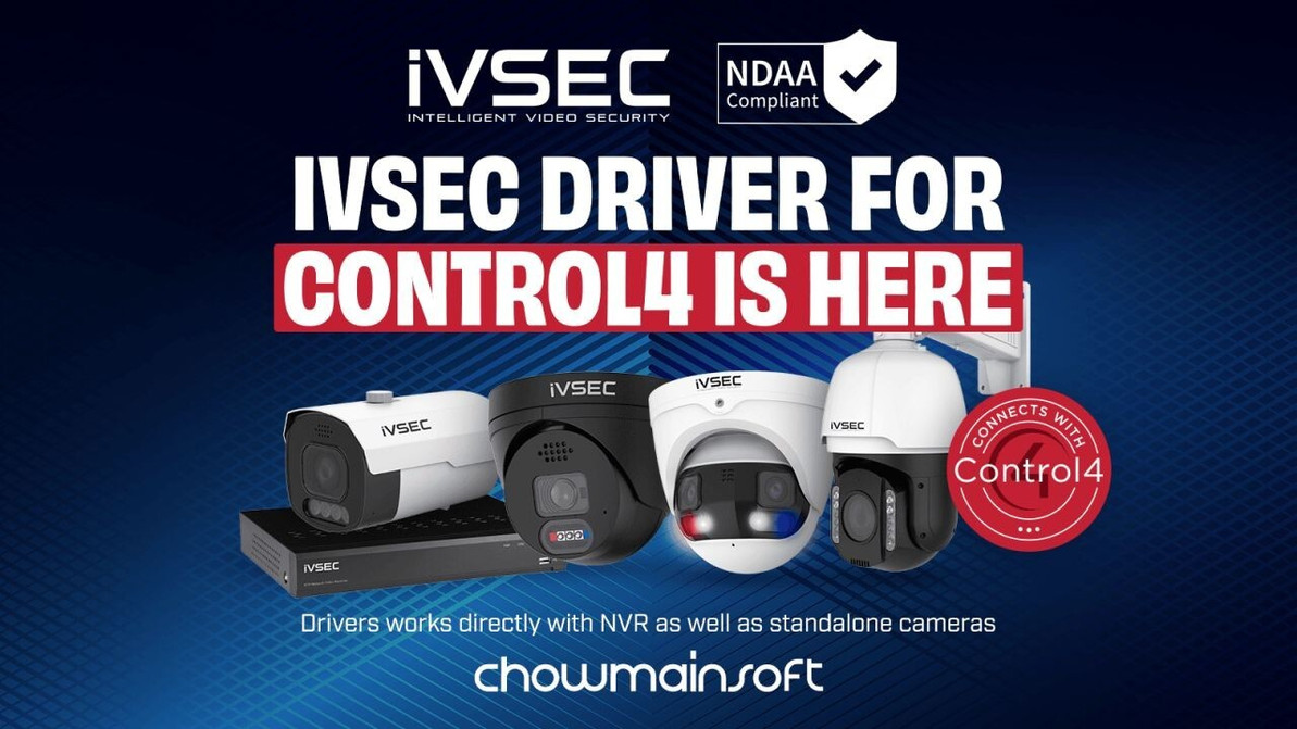 Introducing the IVSEC Control4 Driver
